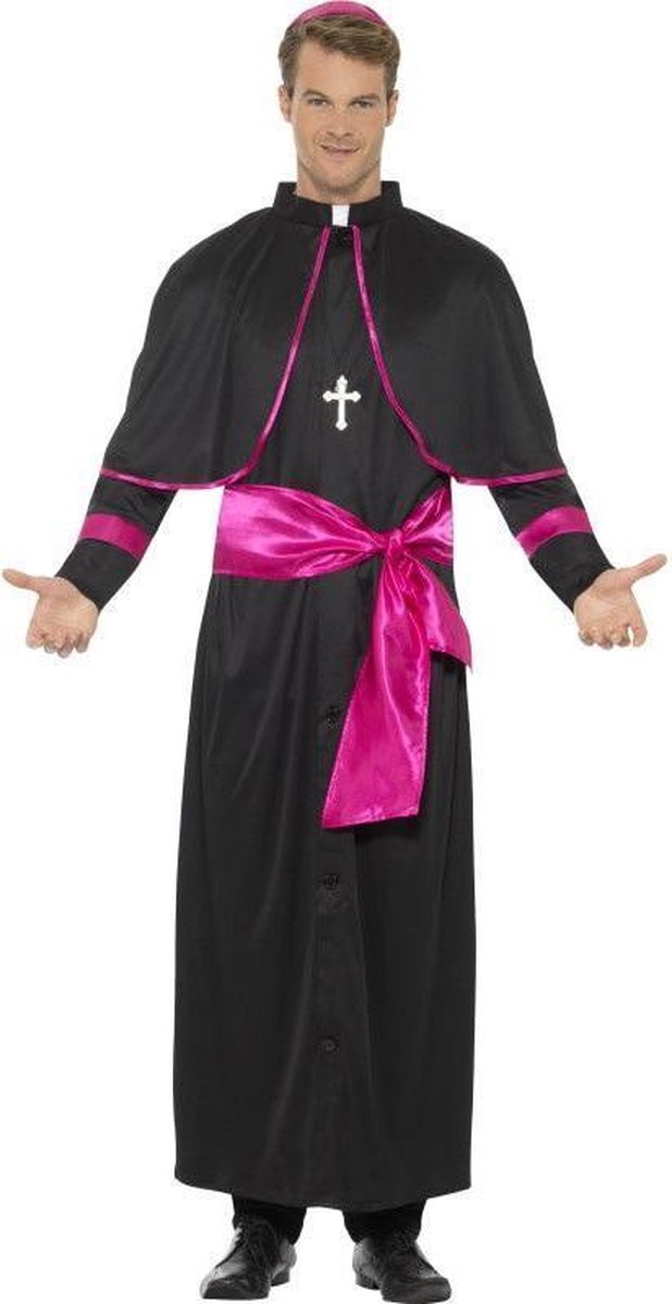 Religie Kostuum | Anglicaanse Kardinaal | Man | Large | Carnaval kostuum | Verkleedkleding